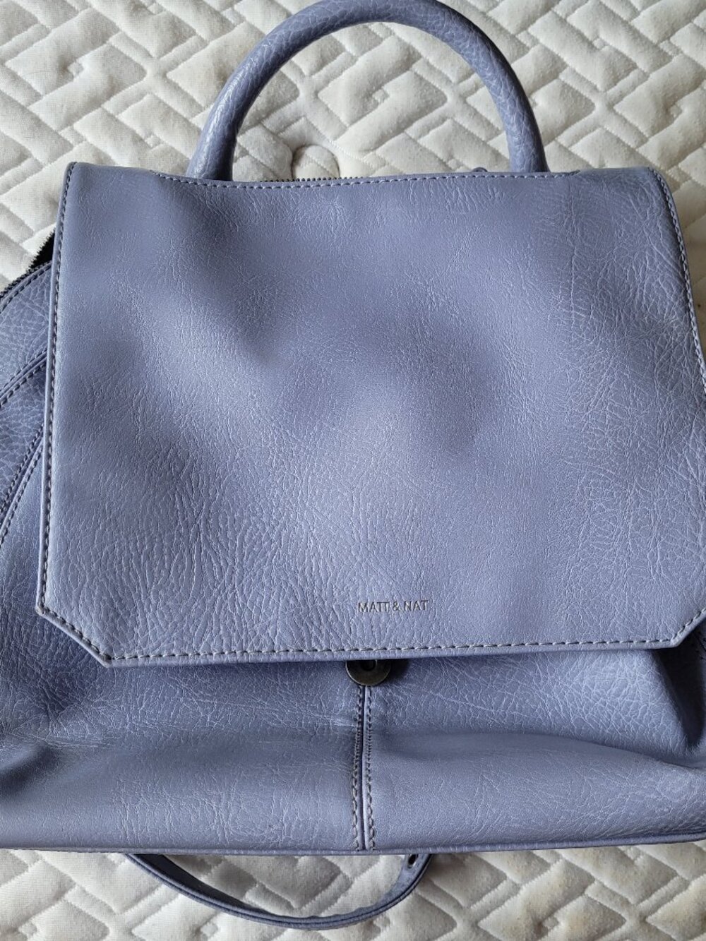 Matt n Nat Purse, lilac purple